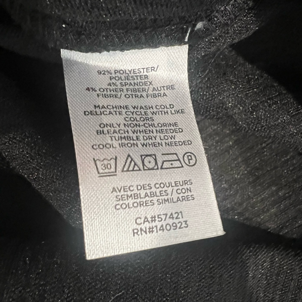 LOFT Outlet Wrap Side Tie Black Skirt NWT size small - Picture 3 of 5